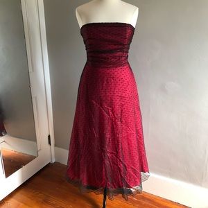 Scott McClintock retro strapless dress